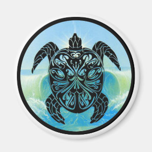 Aimant Tortue de mer celtique