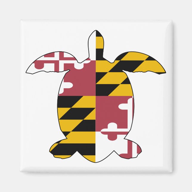 Aimant Tortue du Maryland (Devant)