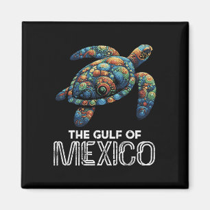 Aimant Tortue Mexicaine Colorée Homme Du Golfe Du Mexique