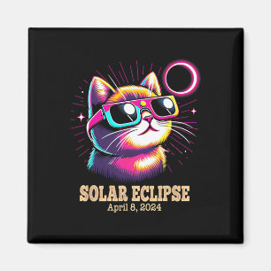 Aimant Total Chat Éclipse Solaire 8 avril