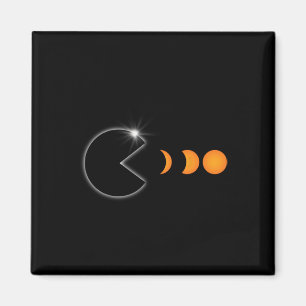 Aimant Total Éclipse Solaire 8 avril 2024 Phases amusante