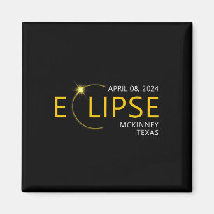 Aimant Total Solaire Eclipse Apirl 08 2024 Mckinney Texas