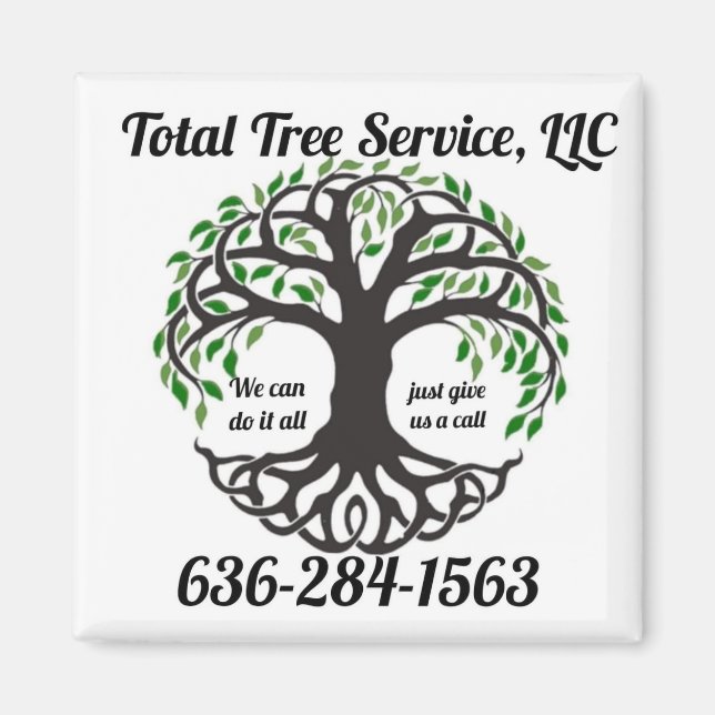 Aimant Total Tree Service, LLC (Devant)