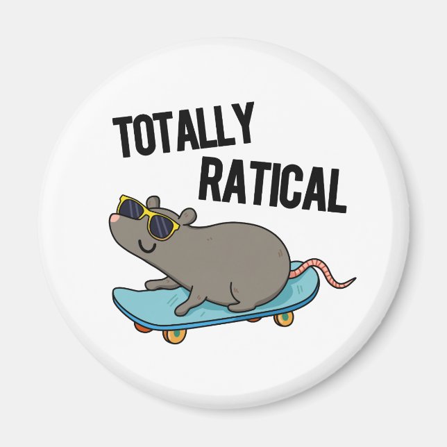 Aimant Totalement Ratial Fatigué Rat Pun (Devant)