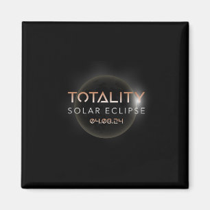Aimant Totalité Solaire Eclipse 4 8 2024 Événement Célébr
