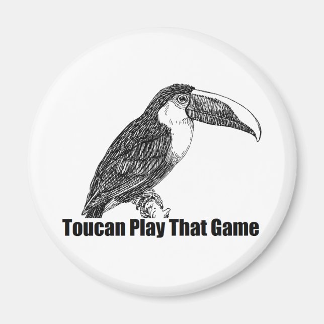 Aimant Toucan Joue Ce Jeu (Devant)