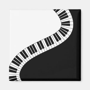 Aimant Touches de piano courbées