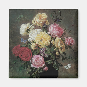 Aimant Toujours la vie avec des fleurs dans Vase par Olaf