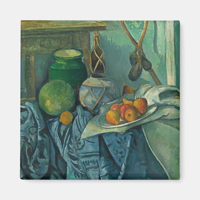 Aimant Toujours la vie avec Ginger Jar et Eggplants, Céza (Devant)