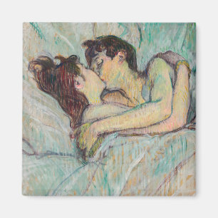 Aimant Toulouse-Lautrec - Au lit, le baiser