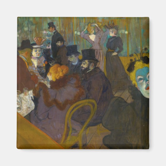 Aimant Toulouse-Lautrec - Au Rouge (Devant)