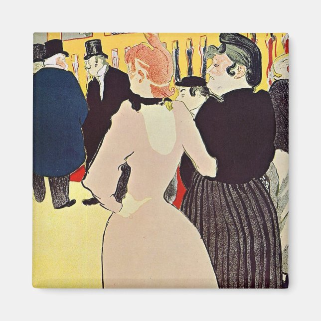 Aimant Toulouse-Lautrec : Au Rouge (Devant)