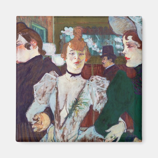 Aimant Toulouse-Lautrec - La Goulue Arrivée à la Rouge (Devant)