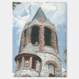 Aimant Tour de l'église en pierre