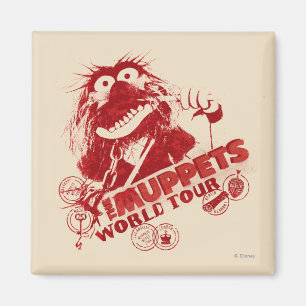 Aimant Tour du monde des animaux