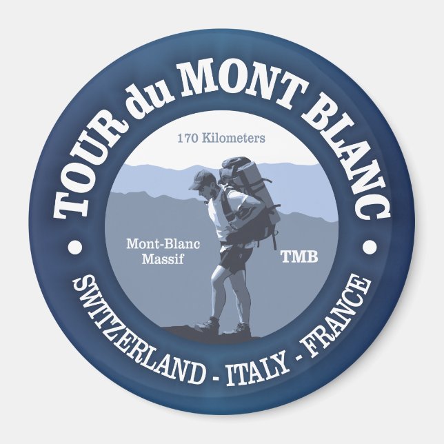 Aimant Tour du Mont Blanc (Devant)