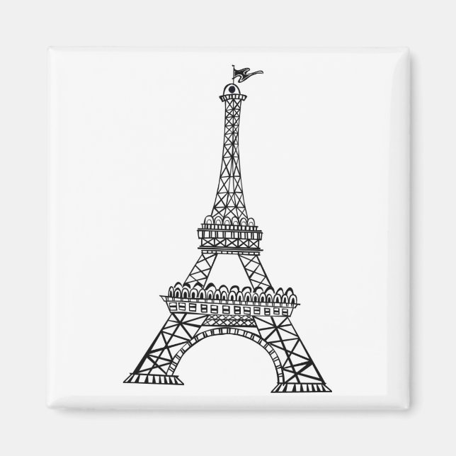 Aimant Tour Eiffel (Devant)