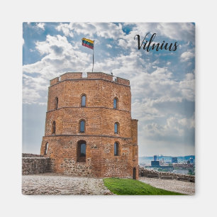 Aimant Tour Gediminas à Vilnius, Lituanie