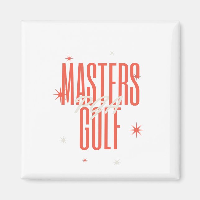 Aimant tourgolf de pga (Devant)