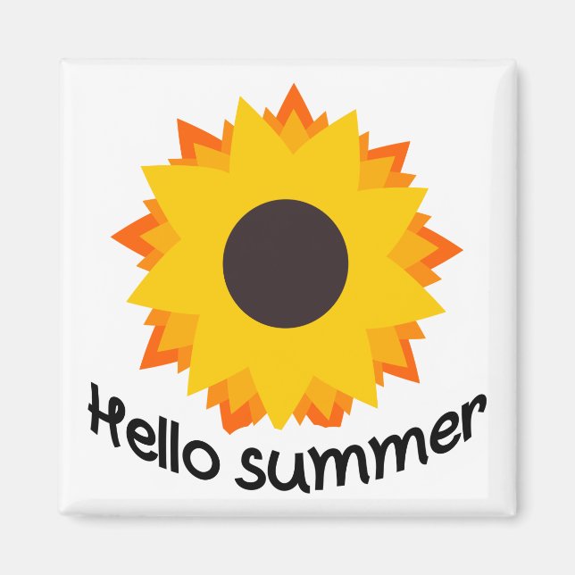 Aimant tournesol (Devant)