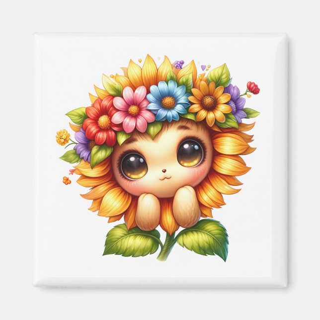 Aimant Tournesol   (Devant)