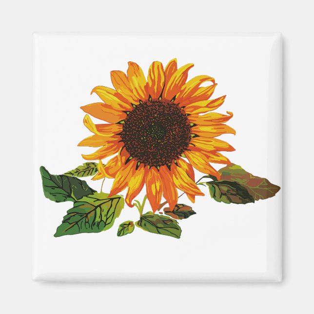 Aimant Tournesol (Devant)