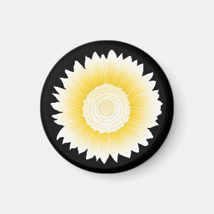 Aimant tournesol jaune