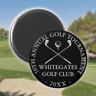 Aimant Tournoi de Club de Golf moderne personnalisé