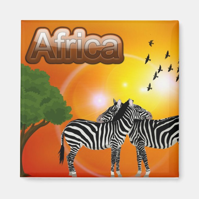 Aimant Tournoi de South Africa Vintage (Devant)