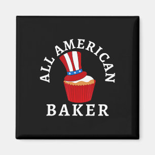 Aimant Tout American Byker Patriotique 4 juillet Usa Cupc