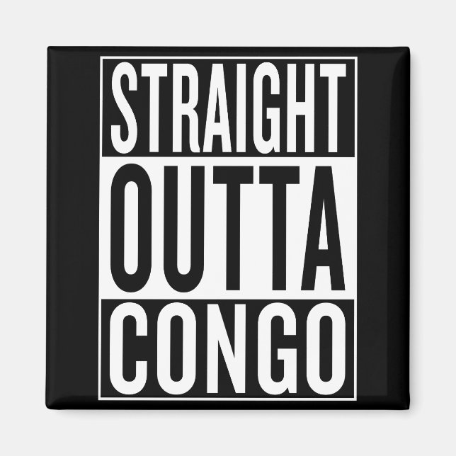 Aimant tout droit au Congo (Devant)