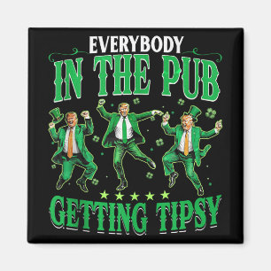 Aimant Tout Le Monde Dans Le Pub Obtenir Tipsy Drôle Trum