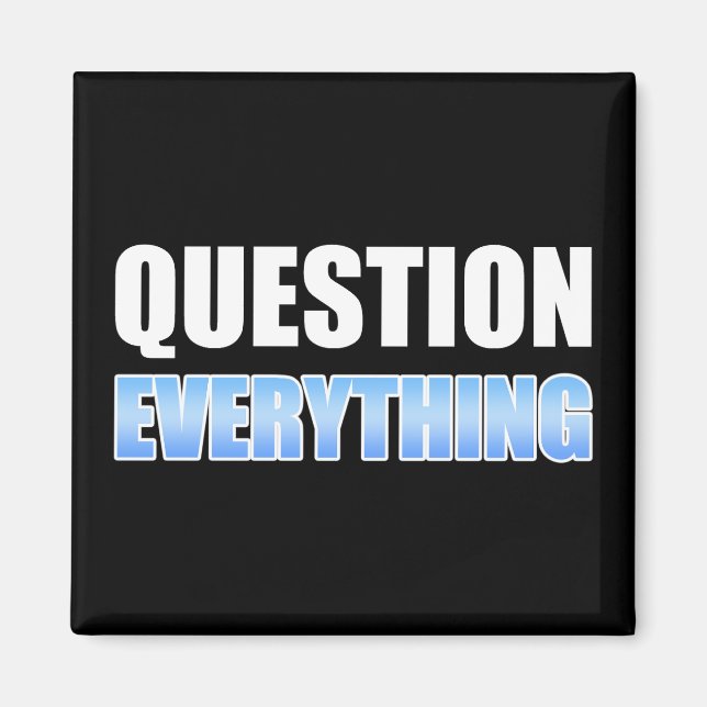 Aimant Tout remettre en question (Devant)