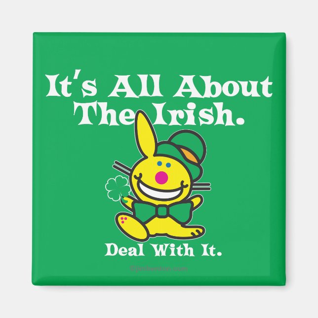 Aimant Tout sur l'Irlandais (vert) (Devant)