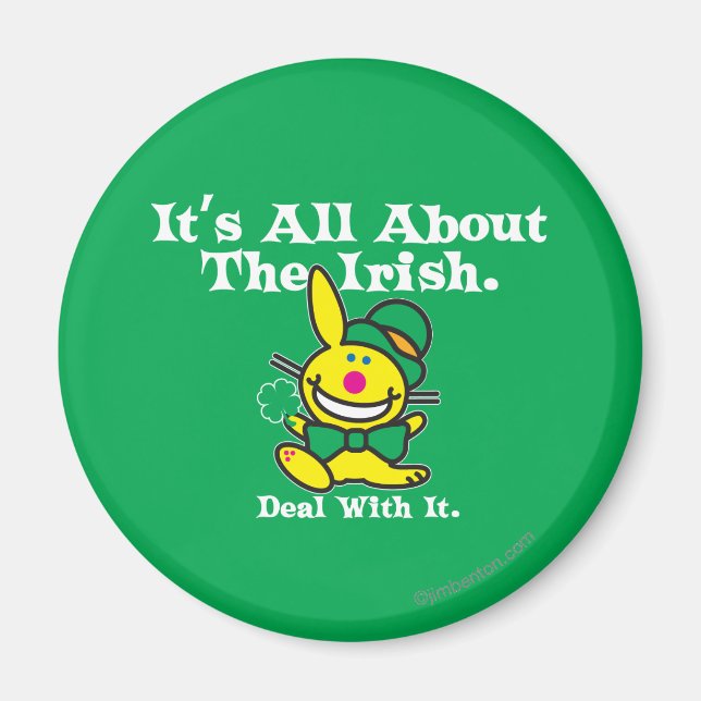 Aimant Tout sur l'Irlandais (vert) (Devant)