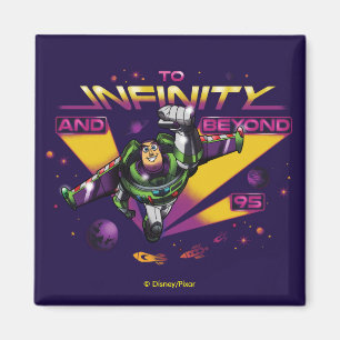 Aimant Toy Story Buzz Rétro "À L'Infini Et Au-Delà"
