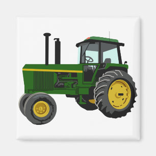 Aimant Tracteur vert