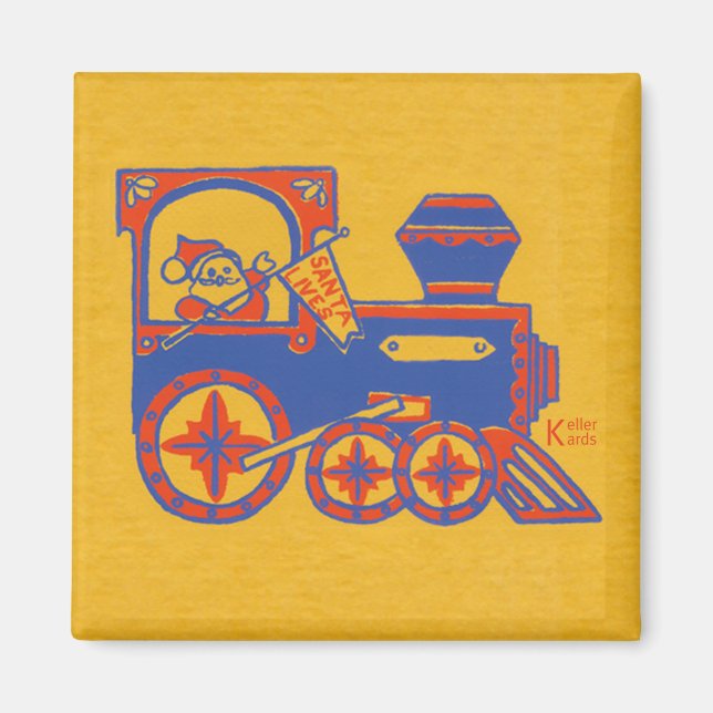 Aimant Train du Père Noël (Devant)