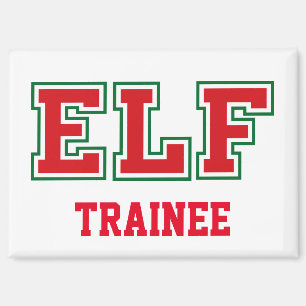 Aimant TRAINEE Christmas ELF