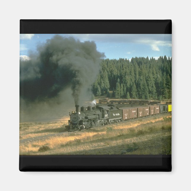 Aimant Trains Durango & Silverton No. 480_Steam (Devant)