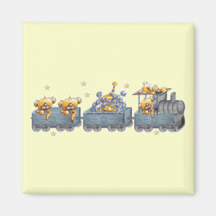 Aimant Trains et nounours