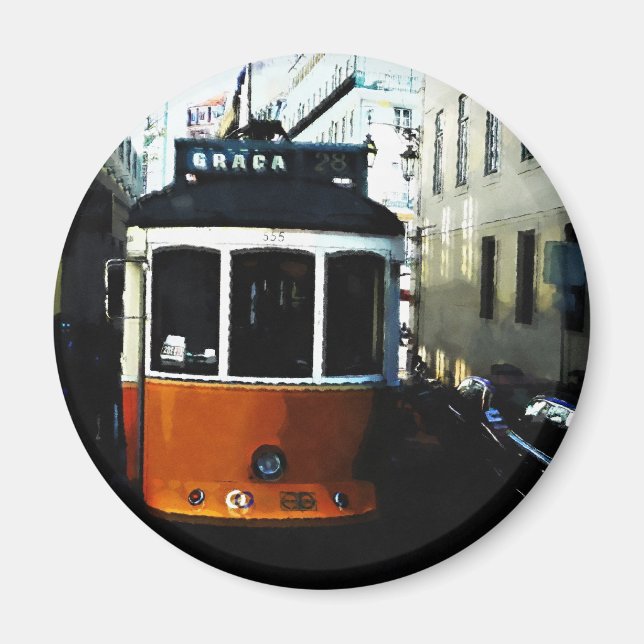Aimant tramway de Lisbonne (Devant)