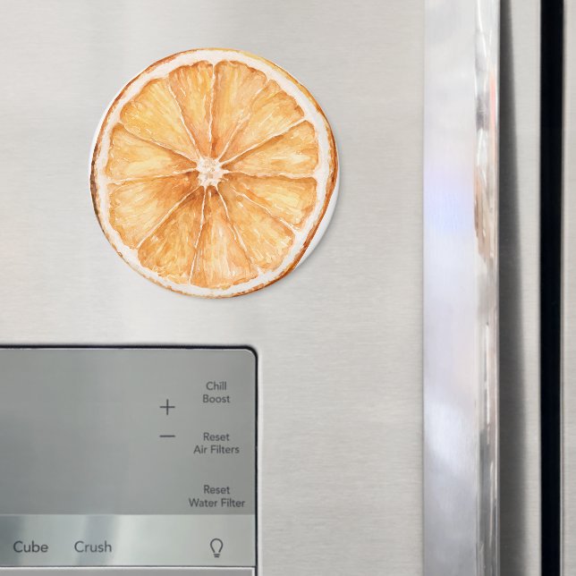 Aimant Tranche d'orange fruit (In situ (réfrigérateur))