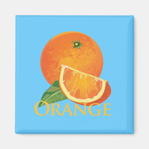 Aimant Tranche orange et orange