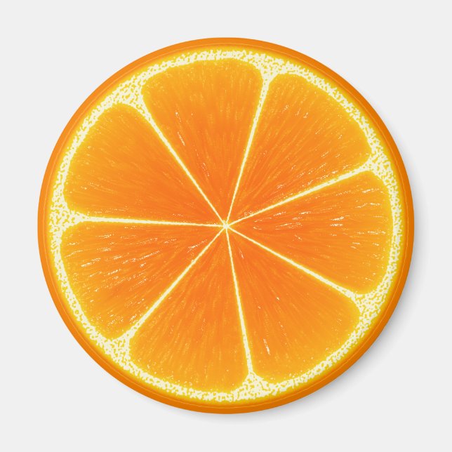 Aimant Tranchée de fruits d'agrumes (Devant)