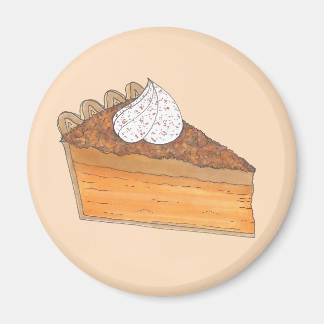 Aimant Tranches de tarte à la pomme de terre sucrée Dîner (Devant)