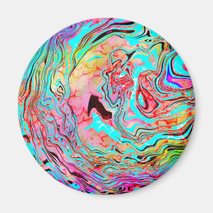 Aimant Tranquillité Abstrait Fluid Art