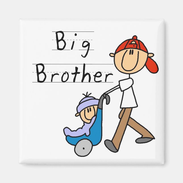 Aimant Transporter des T-shirts et des cadeaux Big Brothe (Devant)