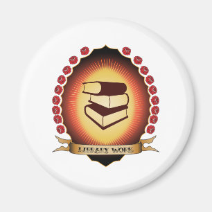 Aimant Travail Mandorla de bibliothèque