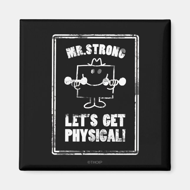 Aimant Travailler Avec M. Strong (Devant)